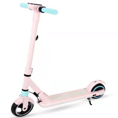 China New Generation Li-ion Scooter 130w Silent Motor Moped Electric Scooter Safe Rubber Battery Children Kids Electric Scooter for sale