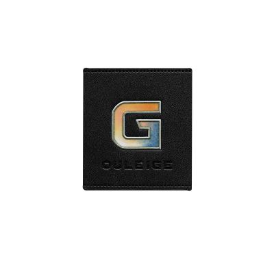 China 3D Manufacturer Leather Patch Custom Logo Embossed With TPU PU Leather Patches For Hat / Handbag Apparel for sale