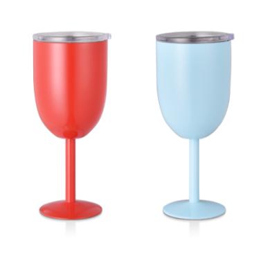 China Sustainable 400ml Stainless Steel Beer Wine Glass Tumbler Double Walled Tumbler for sale