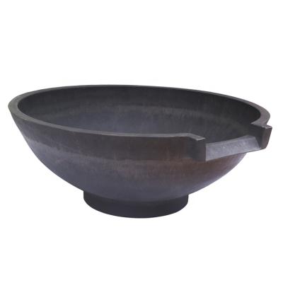 China Waterfall Minimalist Feng Shui Waterfall Outdoor Resin Water Bowl Fountain and Waterfall Landscape Garden Pond for sale