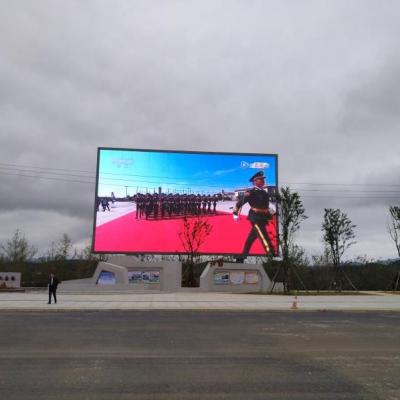 China Large Size P 10 Panel / Waterproof Outdoor Led Screen Game TV And Advertising Video for sale