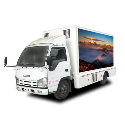 China p10 outdoor mobile advertising outdoor led screen vehicle van trailer mounted truck led display screen for sale