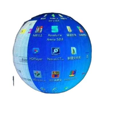 China Club P6 Indoor Round Shape LED Display LED Screen Ball Hanging LED Sphere Display for sale