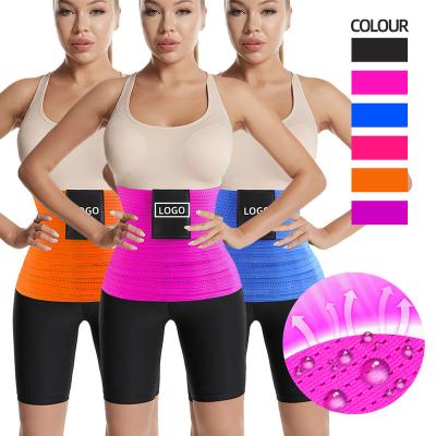 China Invisible Breathable Neoprene Wrap Belt Antibacterial High Compression Body Bandage Belly Wrap Waist Trainer for sale