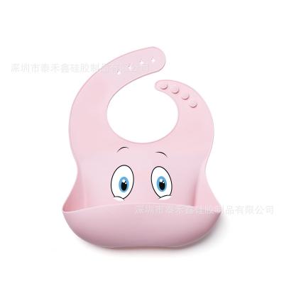 China Silicone Antibacterial Baby Antibacterial Free Waterproof Bib With With Food Catcher Baby Silicone Bibs Wholesale Feeding Supplies for sale