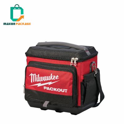 China Waterproof Hot Sale Customized Color Rectangular Reusable Foldable Cooler Bag for sale