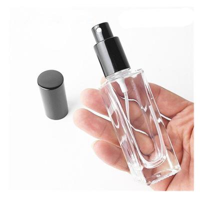 China Wholesale Square 5ml 10ml 15ml 30ml Perfume Personal Care NBCU Factory Spray Glass Refillable Perfume Bottle for sale