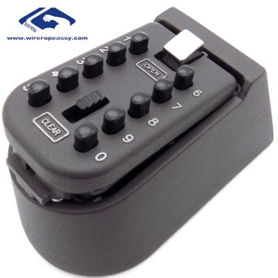 China New Product Customized Zinc Alloy Security Push Button Lock Box For Keys for sale