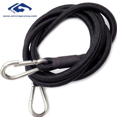 China Best gym fitness quality steel and PVC bungee jump rope for sale for sale