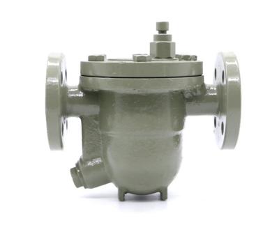 China Steam Temperature Normal Pressure Alloy Water One Way Mount Flanged Drain Valve for sale