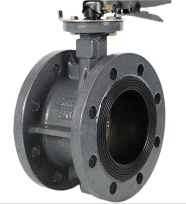 China DN50-DN2000 High Quality Chinese General WCB Forged Flange Power Plant Butterfly Valve for sale