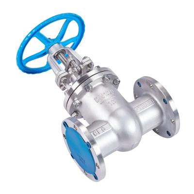 China General Stainless Steel High Temperature Hard Sealing Pipeline Flanged Manual Gate Valve for sale