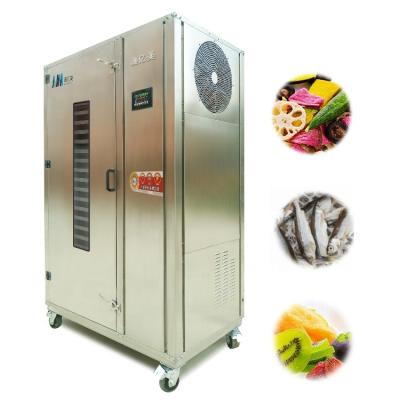 China Factory sale heat pump stainless steel commercial industrial fish meat drying dried fruit and vegetable dryer food dehydrator machine for sale