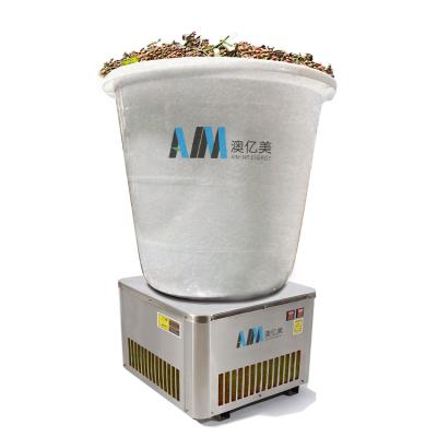 China Medicine Curing Energy Saving AIM Heat Pump Bucket Type Pepper Dehydrator Machine for sale