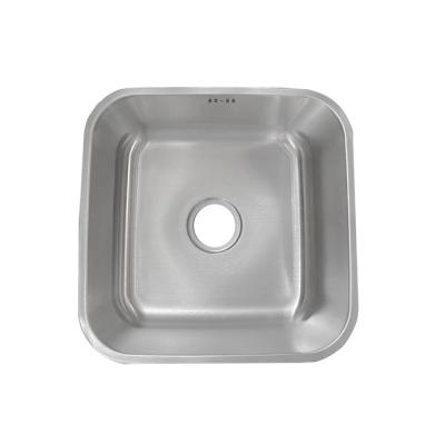 China Without Faucet Square Undermount Sink 430mm Stainless Bar Sink for sale