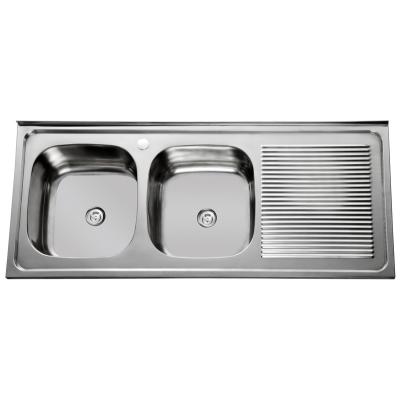 China Without faucet stainless steel sink used for apartment laundry sink Fregadero de acero kitchen stainless for sale