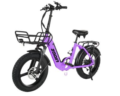 China 2021 Aluminum Alloy Electric Bike 48V 500W 20inch 7 Speed ​​Ebike for sale