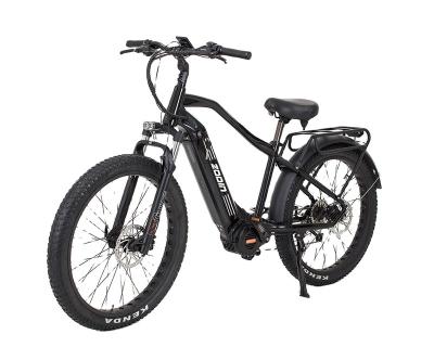 China Good Quality 1000W Mid Drive e Bike Electric Bike Aluminum Alloy Full Suspension Fat Tire Mountain E-Bike for sale