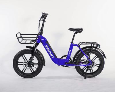 China Aluminum Alloy Pedal Aid 48v 500w Folding Cheap Hidden Lithium Battery Electric Bicycle Ebike for sale