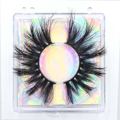 China Cruelty Free False Thick Mink Eyelashes Vendor Thick 22mm 25mm 3d Mink Lashes Fluffy Synthetic False for sale