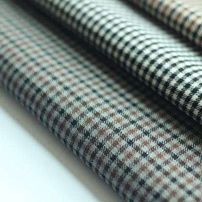 China Stretch Newcoming Checks Design NR Stretch Bengaline Fabric For Women Garments for sale