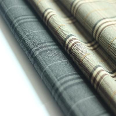 China English Stretch Vintage Check Style NR Yarn Dyed Bengaline Fabric For Women Clothes for sale