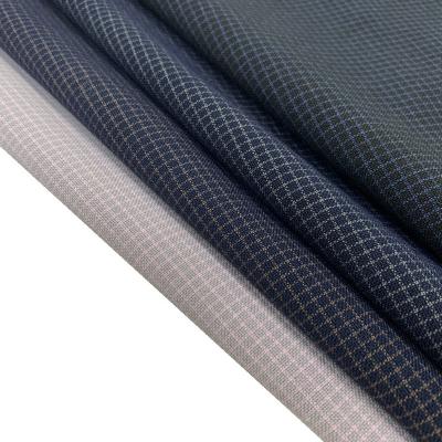 China Fashionable Stretch Control Desgin Polyester Rayon Spandex 4 Way Stretch TR Suiting Fabric For Garments for sale