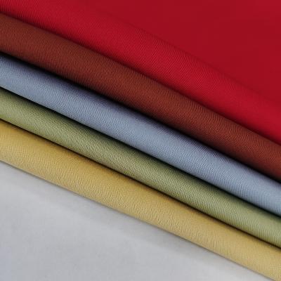 China Wrinkle Resistant 100% Polyester Satin Smooth Dyed Woven Fabric Popular Style Silk Luxury Design For Women Dress&Blouses for sale