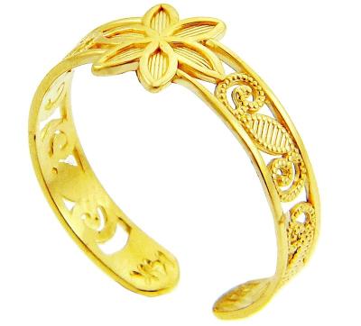 China Environmental Friendly Fashion Open Adjustable Custom Gold Plated Jewelry Toe Rings Women for sale