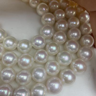 China Perfect circle. Flawless. Intense luminosity. 6A Grade 11-14mm Round Pearl Hot Selling Flawless Natural Freshwater String for sale