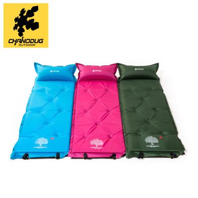 China Outdoor Camping Hiking Traveling Self-Inflating Travel Pad Single Sleep Pad Camping Pad Sleep Pad for sale