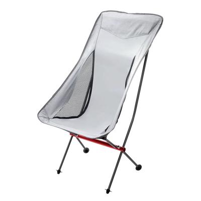 China New Design China Leisure Moon Cheap Outdoor Ultralight Chair Backrest Portable Folding Chair for sale