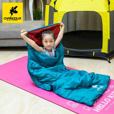 China Envelope Type Children Kids Camping Sleeping Bag With Pillow Sleeping Bag For Kids for sale