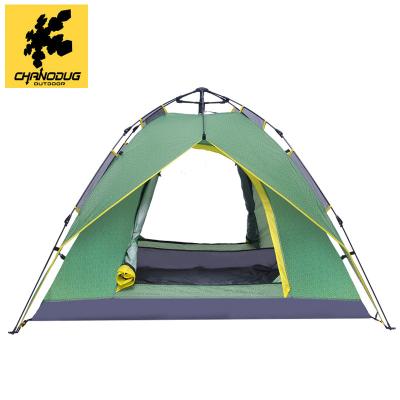 China Double Oxford 3-4 waterproof outdoor rain dwellers increasing beach folding camping tent outdoor tent camping equipment for sale