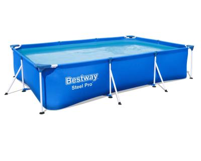 China PVC 56403 Outdoor Family Play Above Ground Rectangular Frame Swimming Pool for sale