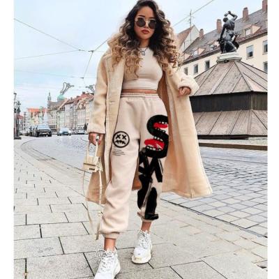 China Autumn Women Sweatpants Women Thick Jogging Drop Shipping Women Elastic Waist Breathable Streetwear SweatFashion Pants 'S Pants for sale