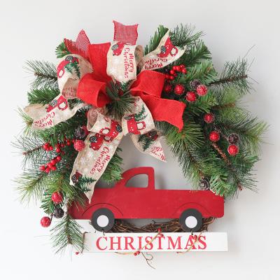 China High Quality Custom Christmas Wreath Decoration Christmas Ornament Door Wall Home Decoration for sale