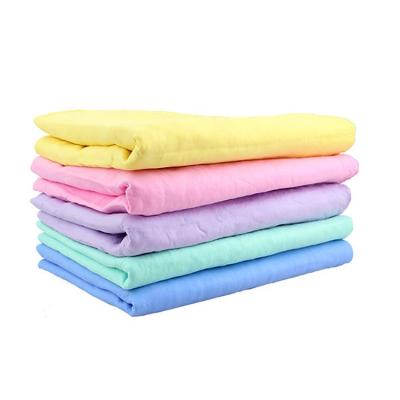 China QUICK DRY Colorful Cloth Chamois Hair PVA Rubber Towel 32CM*43CM for sale