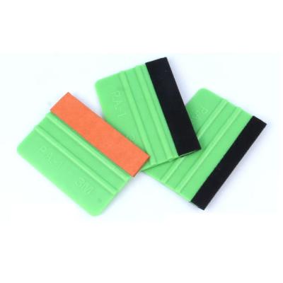 China Wrapping Scraper Sustainable 3m 10*7CM Green Vinyl Felt For Installation for sale