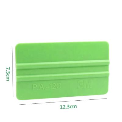 China 3m Felt Sustainable Green Squeegee Tools 12.5*7.5CM For Wrapping Vinyl Installation for sale