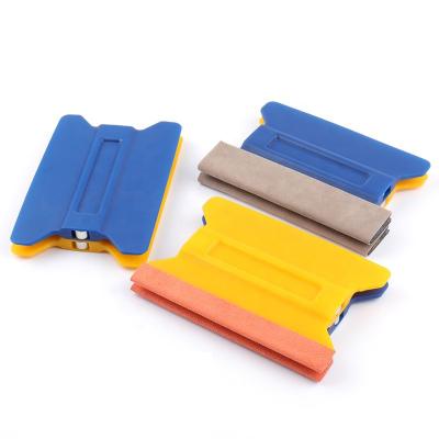 China Business 10*7CM Yellow Blue Car Window Tinting Magnetic Tools for sale