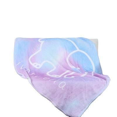 China New type soft and warm low price polyester unique fabric printed flannel blanket for sale