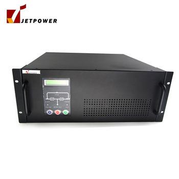 China 2 sets China manufacturer JETPOWER 110VDC output parallel reduntant pure sine wave power inverter / 220VAC SPWM with LCD LED display and for sale