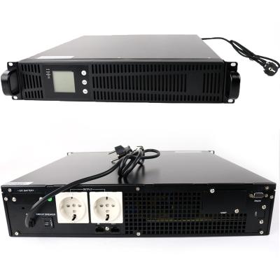 China 3KVA High Frequency Telecommunication Rack Mount Online Backup UPS With Battery Backup for sale