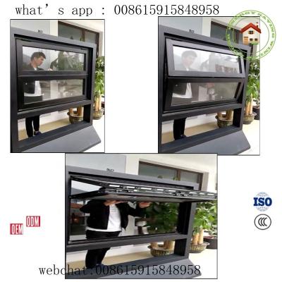 China Folding Aluminum Vertical Bifold Window for sale