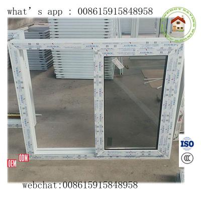 China Sliding upvc windows for house white color for sale