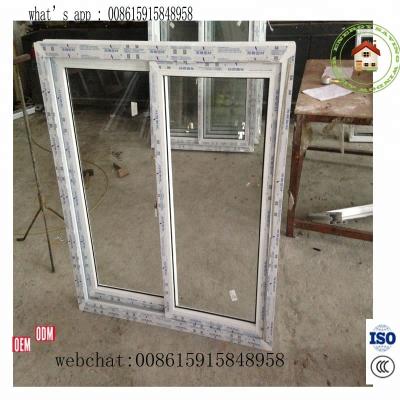 China Sliding Fire Rated Windows Plastic Frame for sale