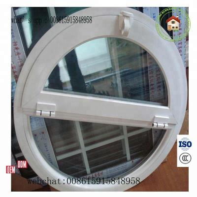 China Round Swing Pvc Round Windows Vinyl Window Customized Design for sale