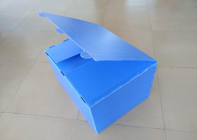 China Reusable And Recyclable Corrugated Plastic Boxes With Self Lock Lid for sale