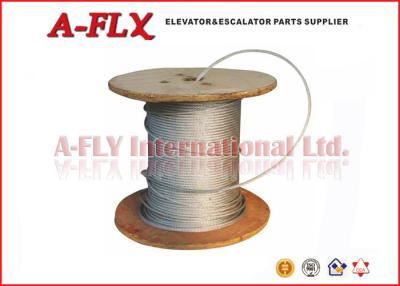 China GUSTAV WOLF 8mm Elevator Steel Wire Rope With Fibre Core 8*19S+FC for sale